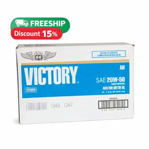 Phillips 66 Victory AW Aviation Oil 20W-50 12 Quart Case